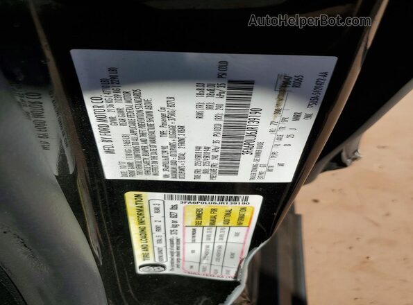 3FA6P0LU6JR139190 2018 FORD FUSION Black 