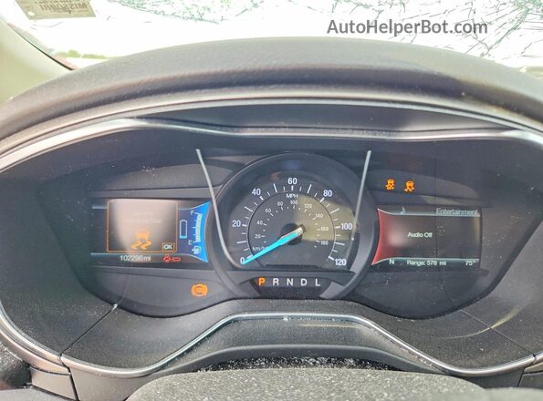 3FA6P0LU6JR277179 2018 FORD FUSION Темно-бордовый Вид щитка приборов