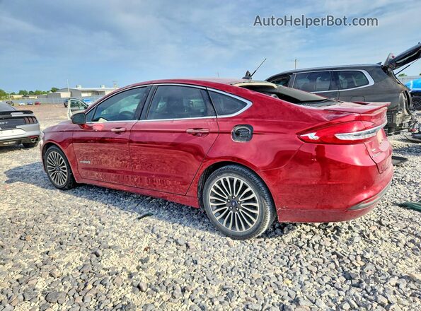 3FA6P0LU6JR277179 2018 FORD FUSION Темно-бордовый Задняя левая четверть