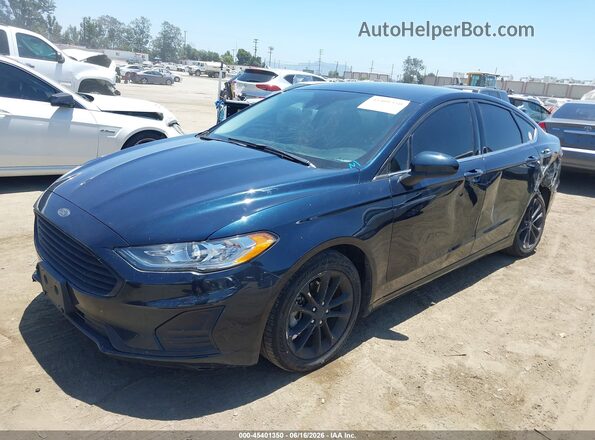 3FA6P0LU6LR199229 2020 FORD FUSION Dark Blue Առջևի ձախ երեք քառորդ տեսարան