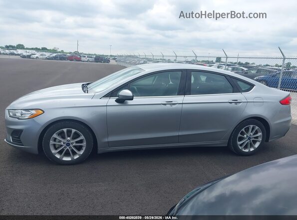 3FA6P0LU6LR260577 2020 FORD FUSION Silver 