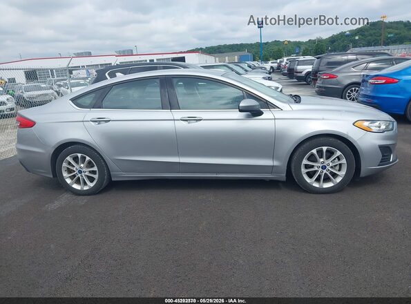 3FA6P0LU6LR260577 2020 FORD FUSION Silver 