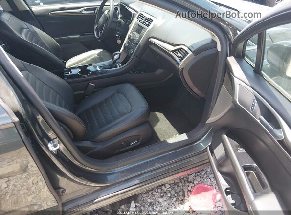 3FA6P0LU7GR175561 2016 FORD FUSION HYBRID Gray წინა სალონის ხედი
