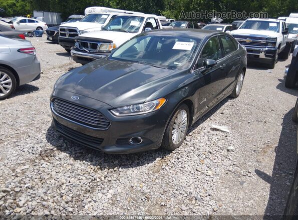 3FA6P0LU7GR175561 2016 FORD FUSION HYBRID Gray წინა მარცხენა ხედი სამი მეოთხედიდან