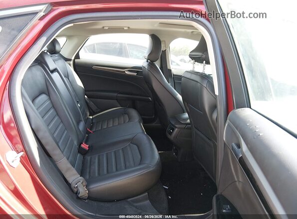 3FA6P0LU7GR315446 2016 FORD FUSION HYBRID Burgundy Widok naklejki z numerem VIN