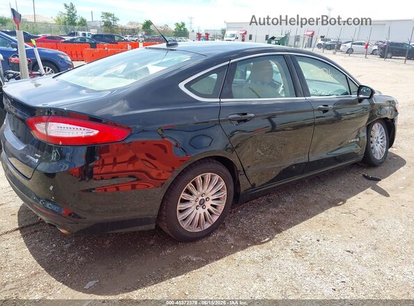 3FA6P0LU7GR318539 2016 FORD FUSION HYBRID Black Rear right