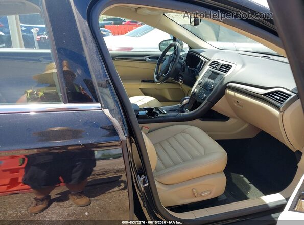 3FA6P0LU7GR318539 2016 FORD FUSION HYBRID Black Front interior view