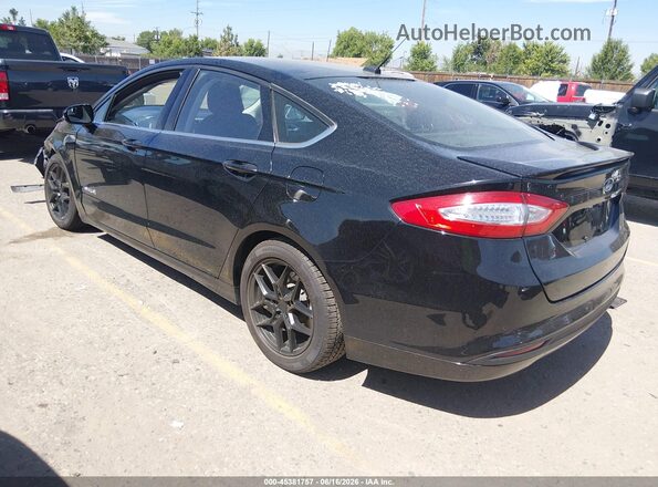 3FA6P0LU7GR356157 2016 FORD FUSION HYBRID Black Tył lewy