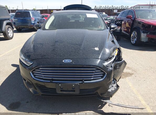 3FA6P0LU7GR356157 2016 FORD FUSION HYBRID Black Widok zestawu wskaźników