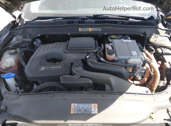3FA6P0LU7GR356157 2016 FORD FUSION HYBRID Black Widok z tyłu