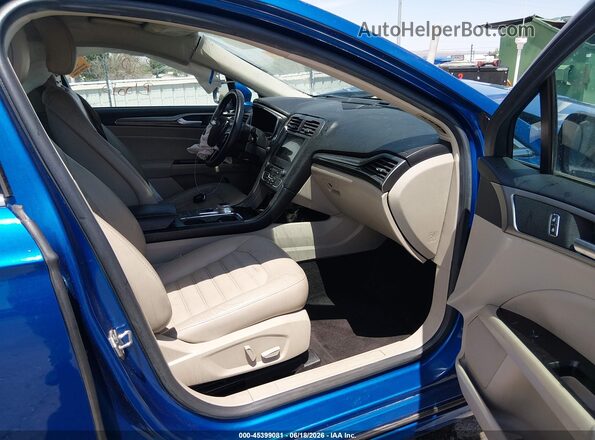 3FA6P0LU7HR190451 2017 FORD FUSION HYBRID Blue Սալոնի դիմացի տեսք