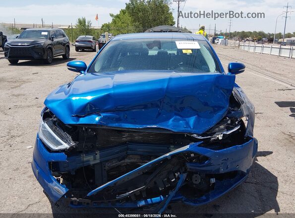 3FA6P0LU7HR190451 2017 FORD FUSION HYBRID Blue Սալոնի հետևի տեսք
