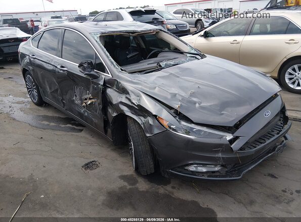 3FA6P0LU7HR267013 2017 FORD FUSION HYBRID Gray Դիմացի տեսք