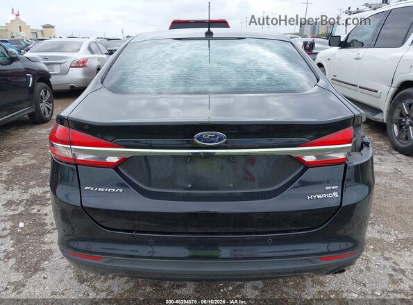 3FA6P0LU7HR287018 2017 FORD FUSION HYBRID Black 