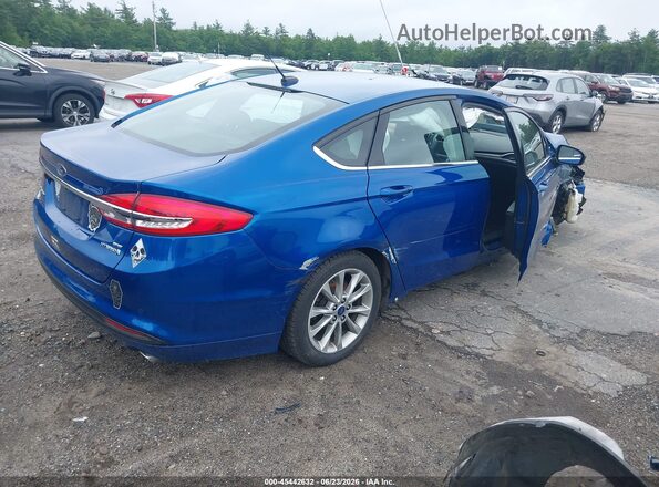 3FA6P0LU7HR325475 2017 FORD FUSION HYBRID Blue უკანა მარჯვენა