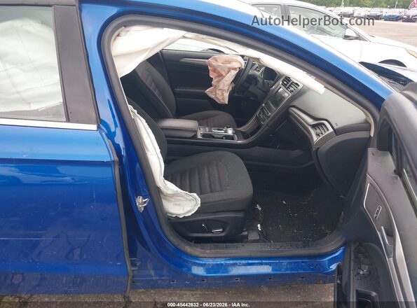 3FA6P0LU7HR325475 2017 FORD FUSION HYBRID Blue წინა სალონის ხედი