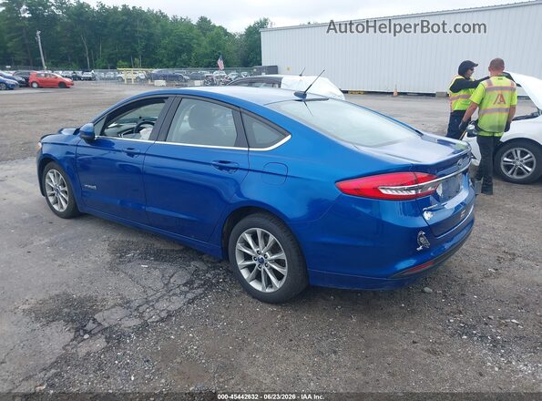 3FA6P0LU7HR325475 2017 FORD FUSION HYBRID Blue უკანა მარცხენა