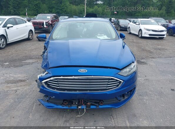 3FA6P0LU7HR325475 2017 FORD FUSION HYBRID Blue ხელსაწყოთა პანელის ხედი