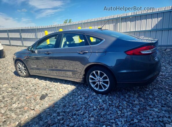 3FA6P0LU7HR325539 2017 FORD FUSION Gray Задня ліва чверть