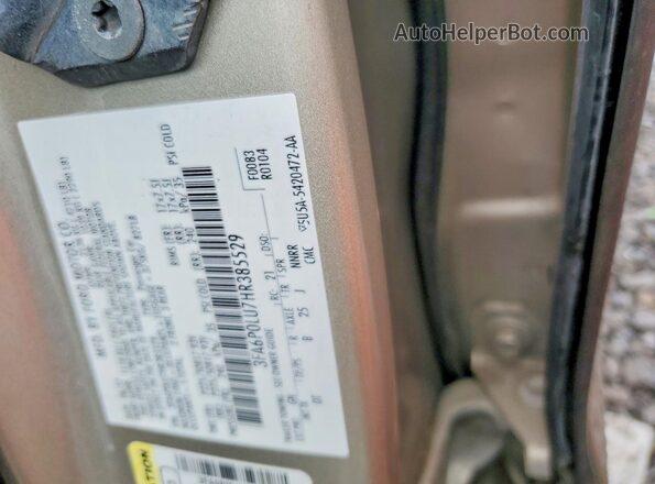 3FA6P0LU7HR385529 2017 FORD FUSION Gold 