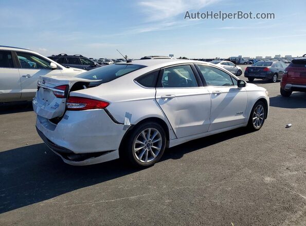 3FA6P0LU7HR400563 2017 FORD FUSION White უკანა მარჯვენა