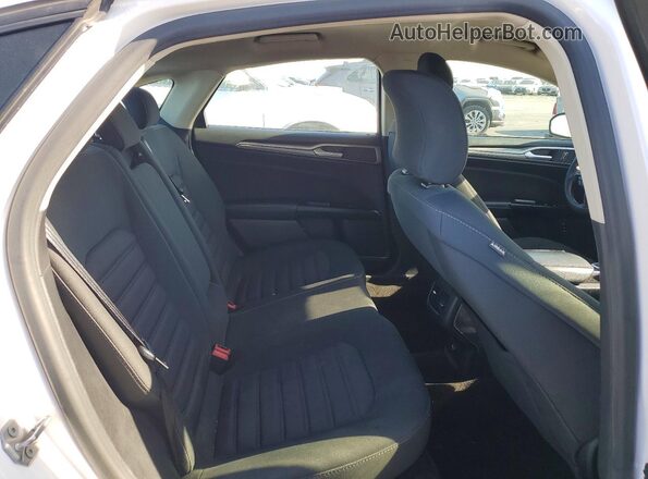 3FA6P0LU7HR400563 2017 FORD FUSION White უკანა სავარძლების ხედი