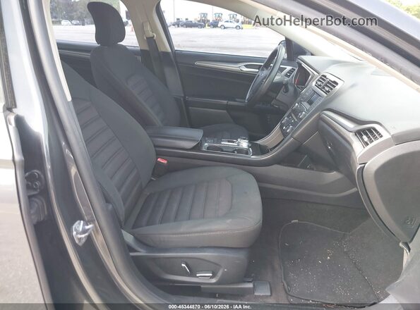 3FA6P0LU7JR128344 2018 FORD FUSION HYBRID Gray Front interior view