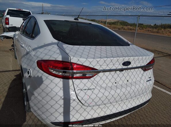 3FA6P0LU7JR129803 2018 FORD FUSION HYBRID White 