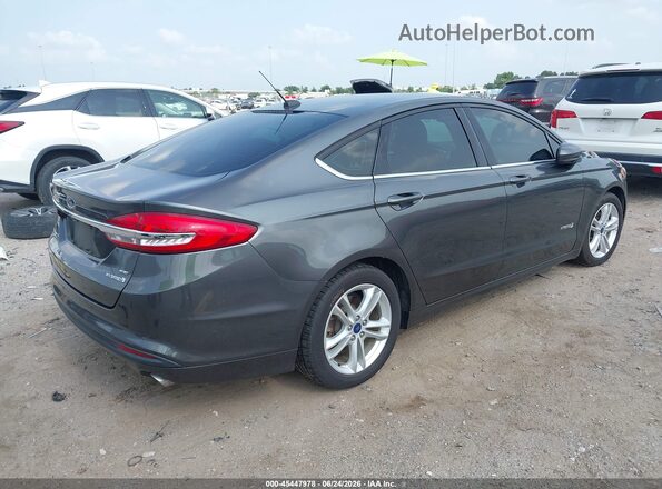 3FA6P0LU7JR173462 2018 FORD FUSION HYBRID Gray უკანა მარჯვენა