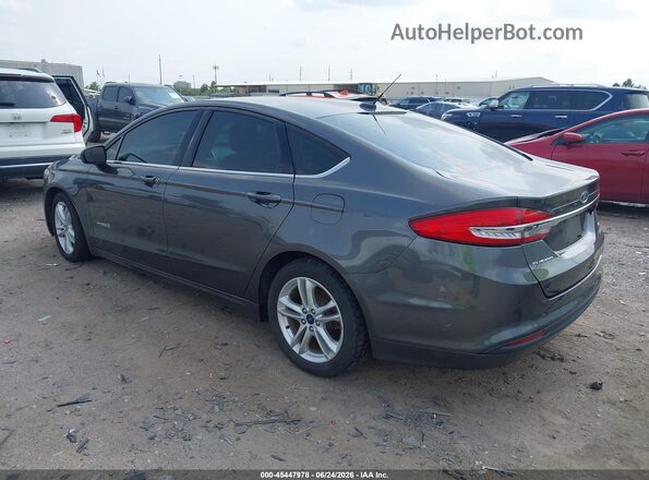 3FA6P0LU7JR173462 2018 FORD FUSION HYBRID Gray უკანა მარცხენა