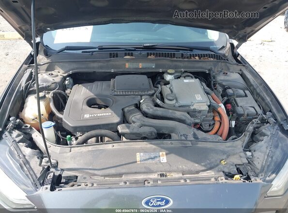 3FA6P0LU7JR173462 2018 FORD FUSION HYBRID Gray უკანა ხედი