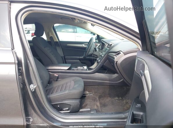 3FA6P0LU7JR173462 2018 FORD FUSION HYBRID Gray წინა სალონის ხედი