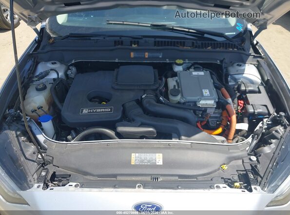 3FA6P0LU7JR281175 2018 FORD FUSION HYBRID Silver Հետևի տեսք