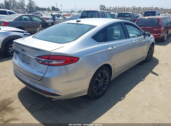 3FA6P0LU7JR281175 2018 FORD FUSION HYBRID Silver Հետևի աջ
