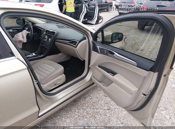 3FA6P0LU7KR119953 2019 FORD FUSION HYBRID Tan Вид салону спереду