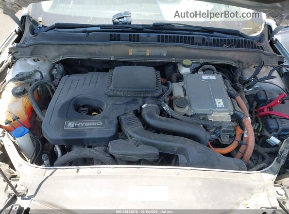 3FA6P0LU7KR135120 2019 FORD FUSION HYBRID Silver Vista trasera