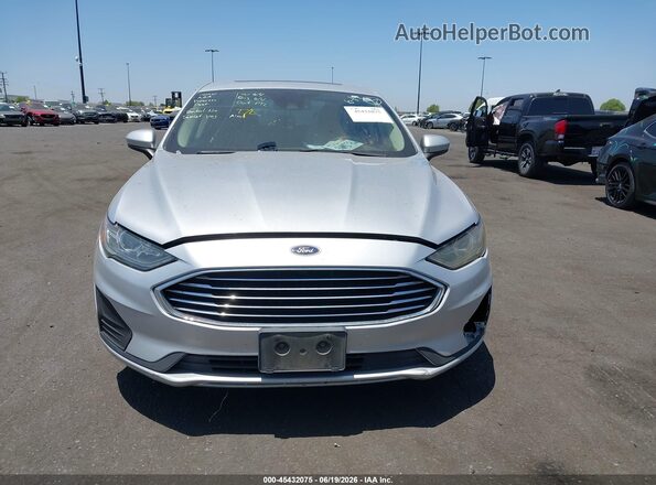 3FA6P0LU7KR135120 2019 FORD FUSION HYBRID Silver Vista del cuadro de instrumentos