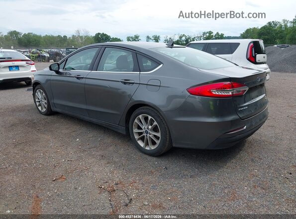 3FA6P0LU7KR167260 2019 FORD FUSION HYBRID Gray Задня ліва чверть