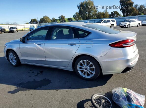3FA6P0LU7KR179182 2019 FORD FUSION Silver Trasero izquierdo