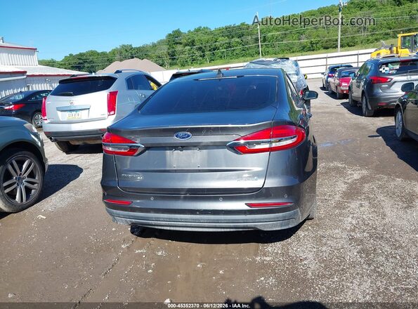 3FA6P0LU7KR253054 2019 FORD FUSION HYBRID Gray 