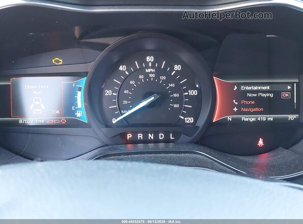 3FA6P0LU7KR253054 2019 FORD FUSION HYBRID Gray 