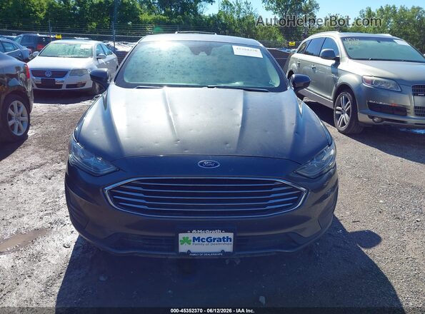 3FA6P0LU7KR253054 2019 FORD FUSION HYBRID Gray Սարքավորումների վահանակի տեսք