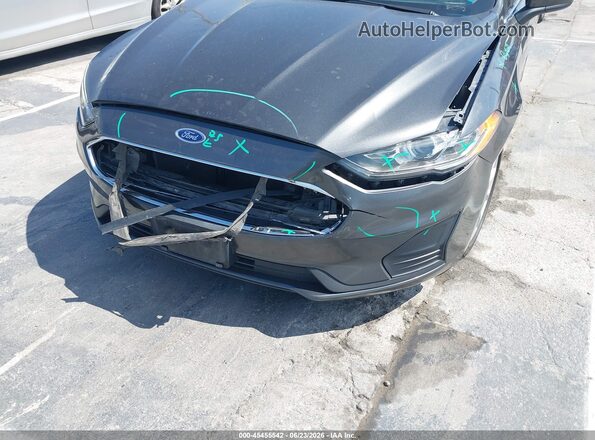 3FA6P0LU7KR268881 2019 FORD FUSION HYBRID Gray Вид спереду