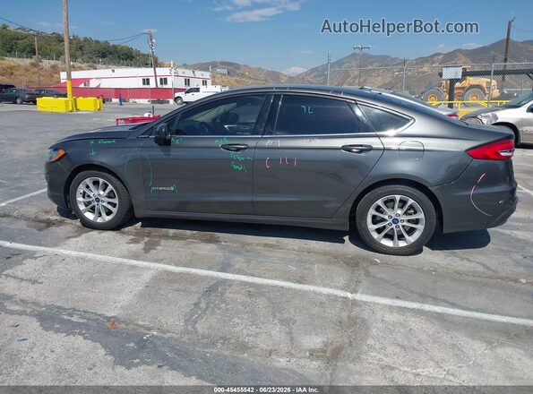 3FA6P0LU7KR268881 2019 FORD FUSION HYBRID Gray Панорамний вид салону 360°