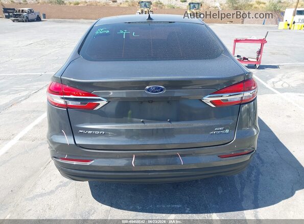 3FA6P0LU7KR268881 2019 FORD FUSION HYBRID Gray 