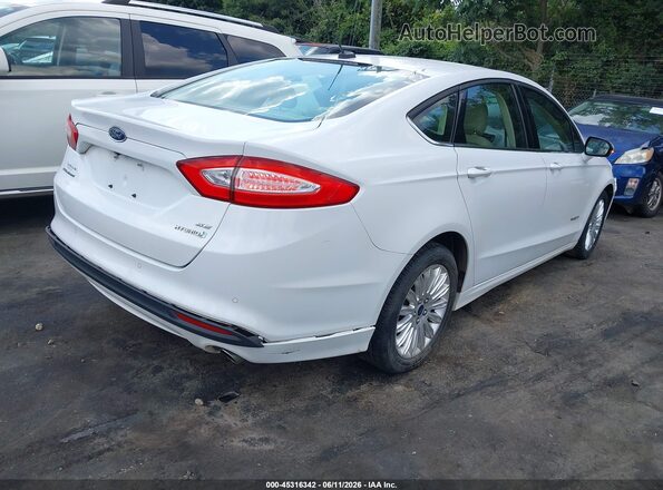 3FA6P0LU8GR169929 2016 FORD FUSION HYBRID White Trasero derecho