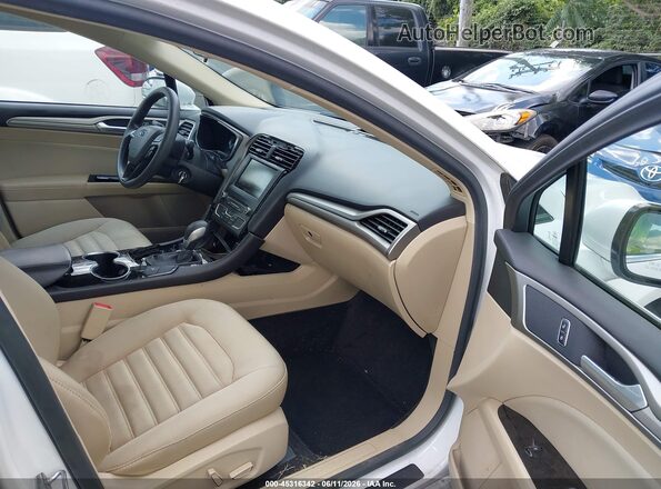 3FA6P0LU8GR169929 2016 FORD FUSION HYBRID White Vista interior delantera