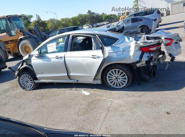 3FA6P0LU8GR305007 2016 FORD FUSION HYBRID Silver Սալոնի հետևի տեսք