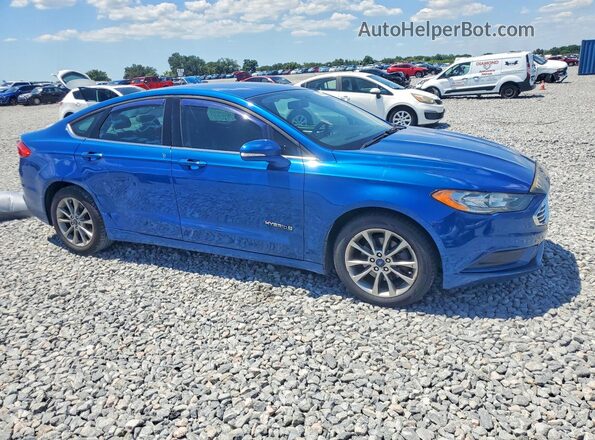 3FA6P0LU8HR166112 2017 FORD FUSION Синий 