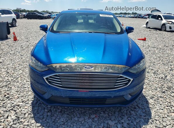 3FA6P0LU8HR166112 2017 FORD FUSION Синий 